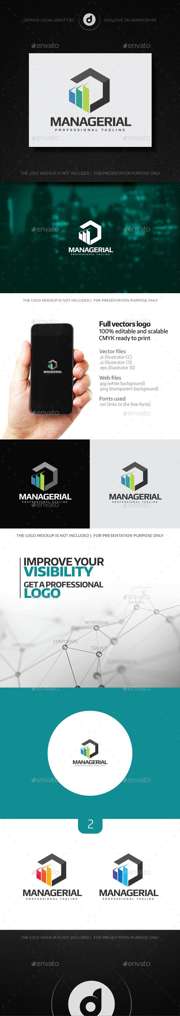 Managerial Logo - Symbols Logo Templates