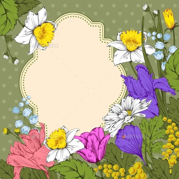 Spring Flowers - Backgrounds Decorative
