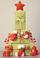 Gift boxes handcraft stack,like fir tree.Christmas - PhotoDune Item for Sale