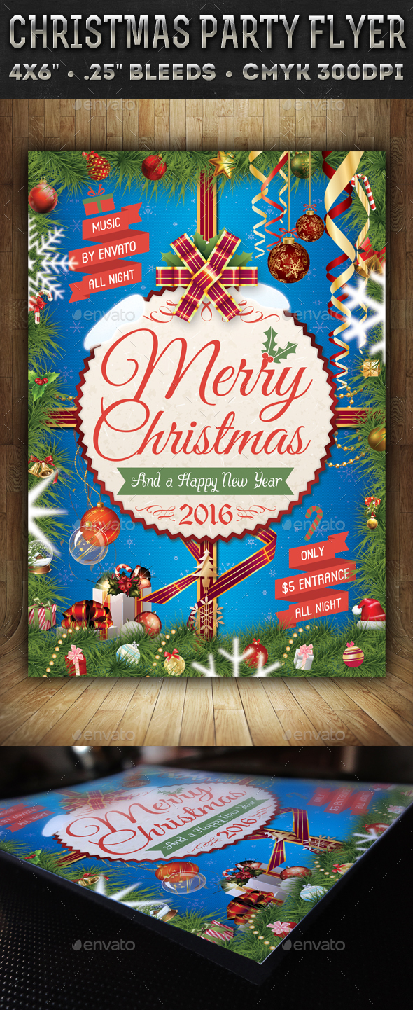 Christmas Party - Flyer - Holidays Events