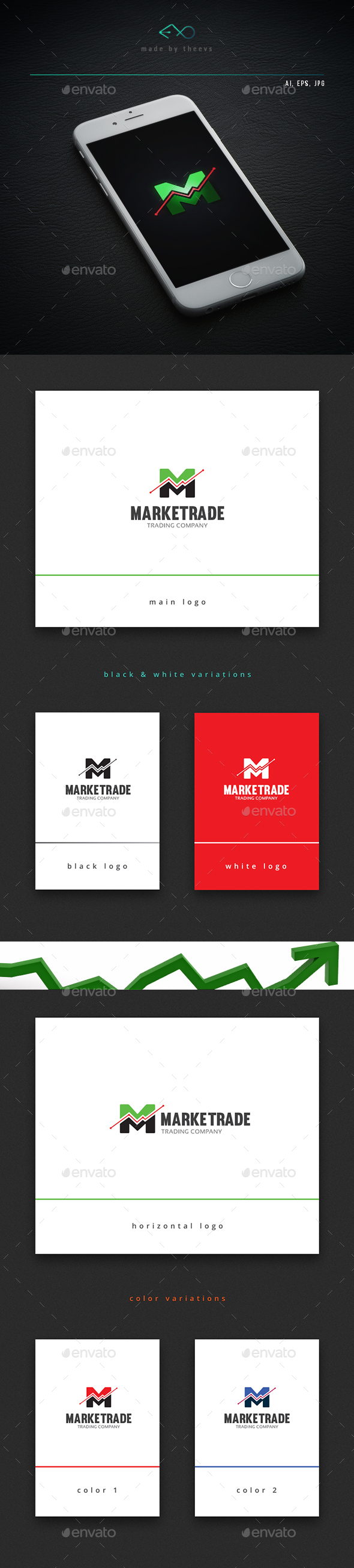 Marketrade - Letters Logo Templates
