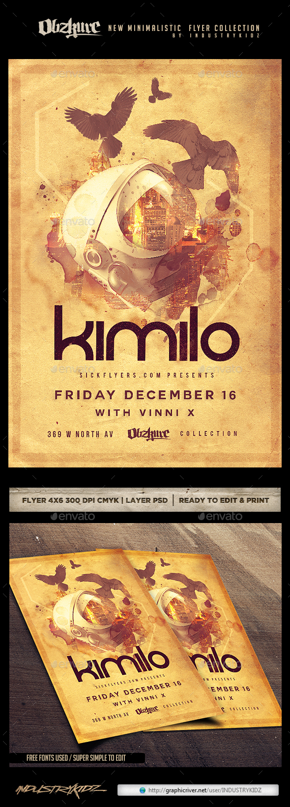 Trance DJ Flyer - Clubs & Parties Events