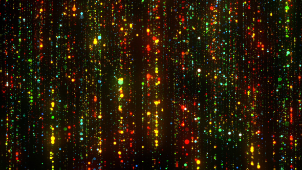 Colorful Particle Christmas Lights alt