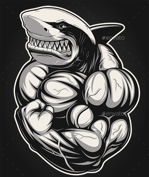 White Shark - Sports/Activity Conceptual