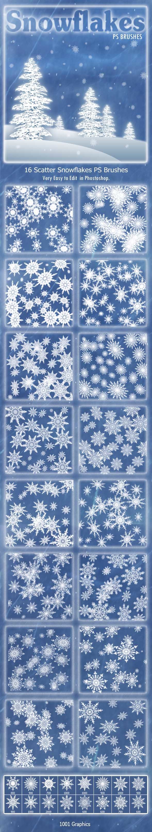 Let it Snow! - Abstract Brushes