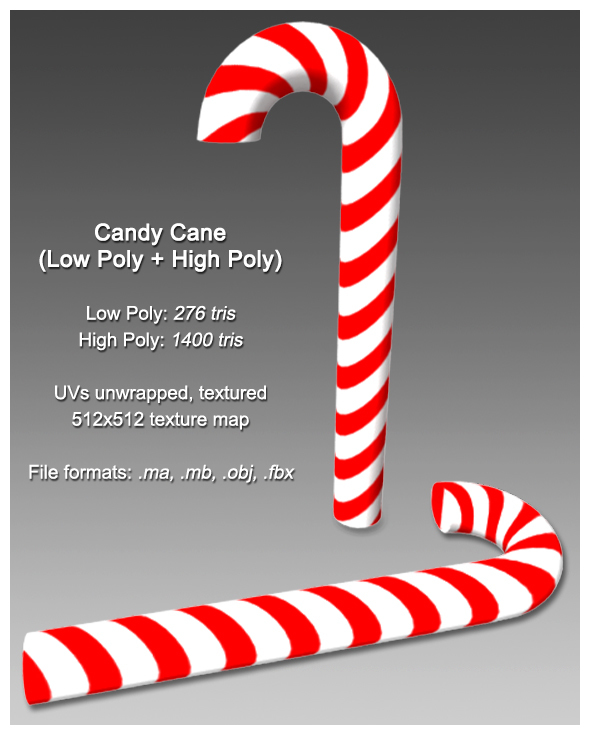 Candy Cane (Low - 3Docean 14153807