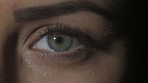 Portrait Of a Beautiful Green-eyed Girl