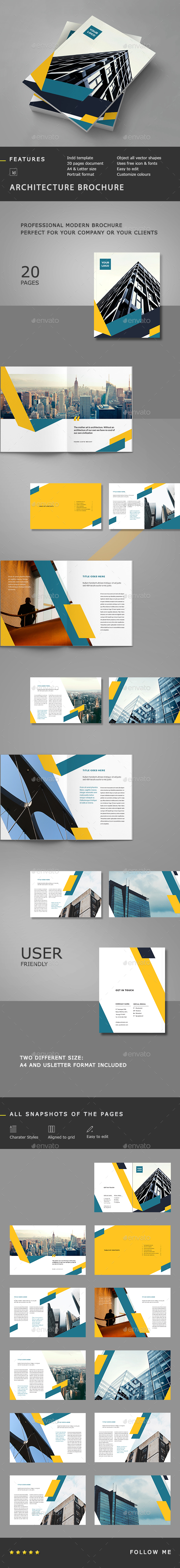 Architecture Brochure - Brochures Print Templates