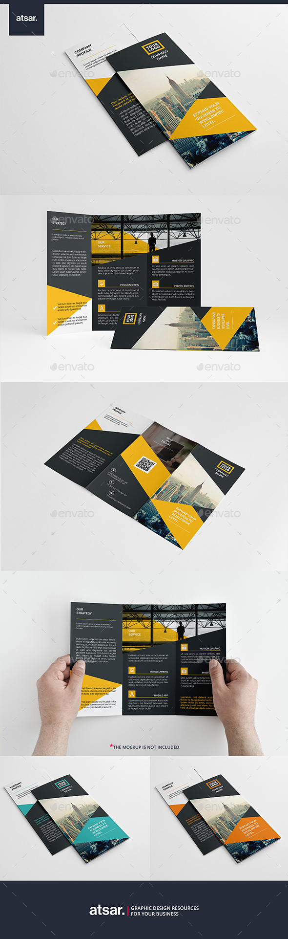 Futura Trifold Template - Corporate Brochures