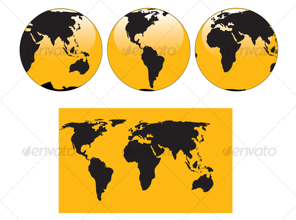 Map and globes - Travel Conceptual