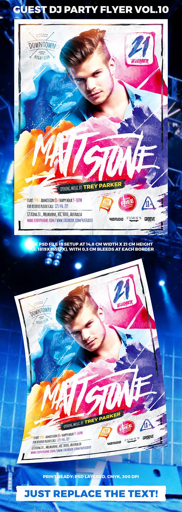 Guest DJ Party Flyer vol.10 - Events Flyers