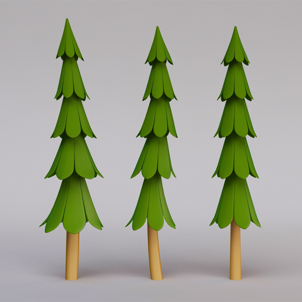 Stylized Christmas Tree - 3Docean 14157966
