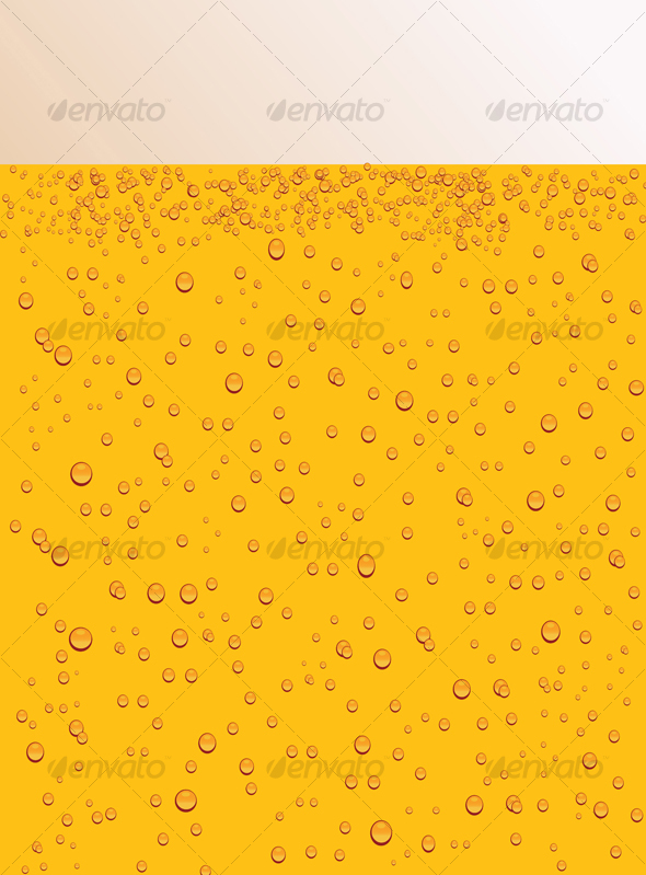 Bubbles in the beer glass - Backgrounds Decorative
