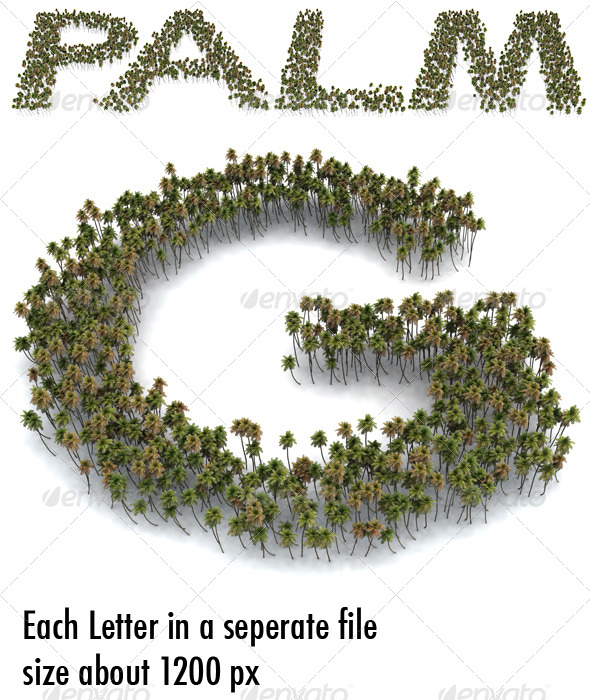 Palm Letters - Miscellaneous Graphics