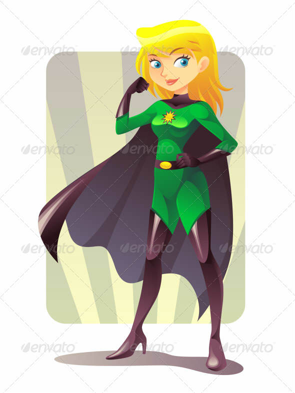 Super Girl - Characters Vectors