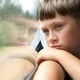 Sad Boy Rides in a Train - VideoHive Item for Sale