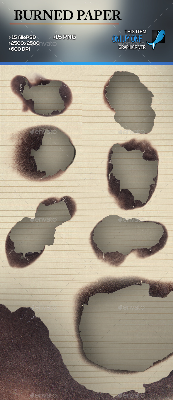 Burned Edge Paper - Decorative Graphics