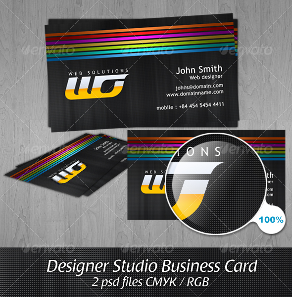 Designer Studio Business Card - Creative Business Cards
