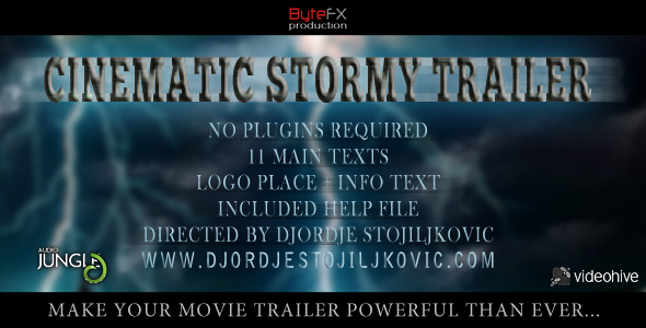 Cinematic Stormy Trailer - VideoHive 168712
