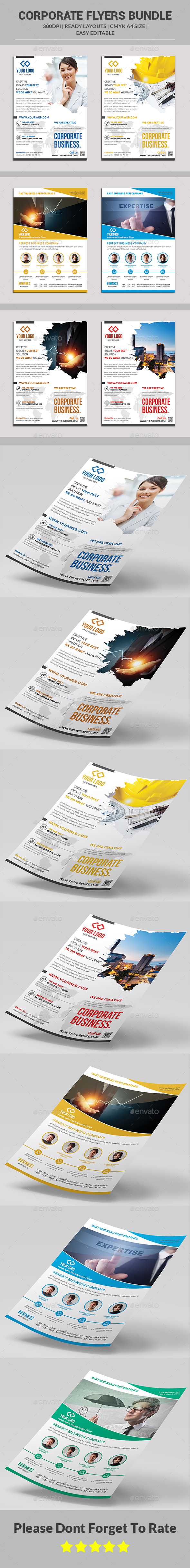 Corporate Flyer Bundle - Corporate Flyers