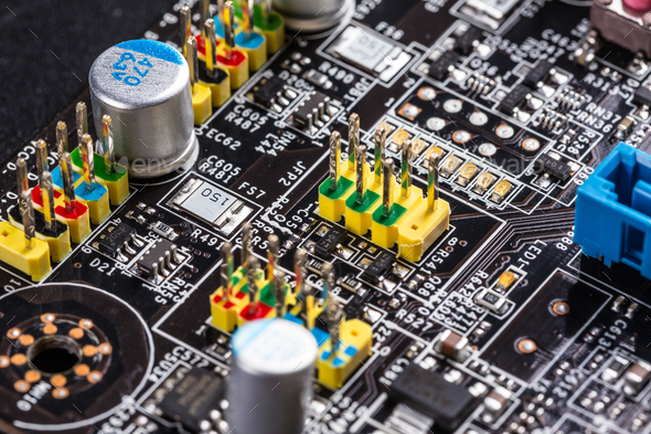 Electronic circuit board - Stock Photo - Images
