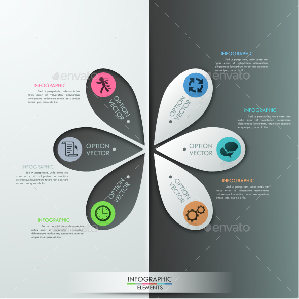 Modern Infographics Paper Template - Infographics