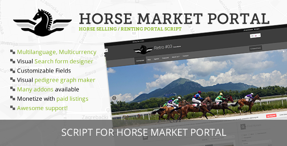 Horse Market SellRent - CodeCanyon 14174352