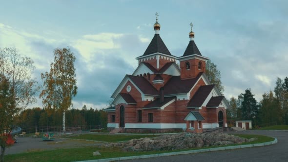 Orthodox Church in Suojarvi, Karelia, Northern