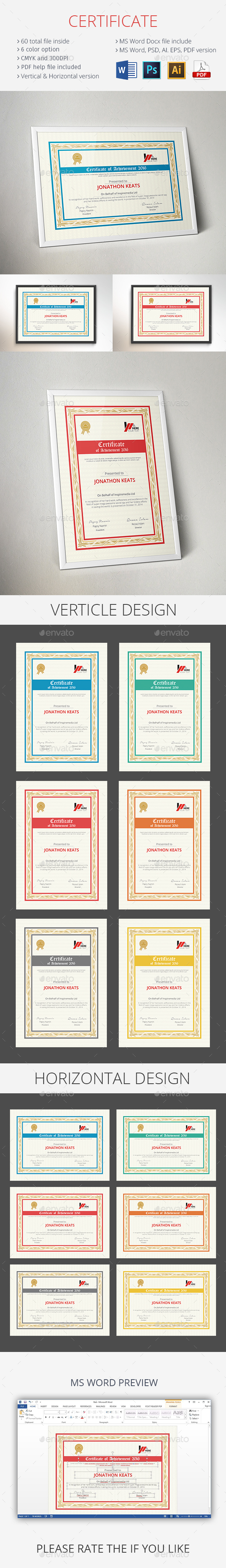 Certificate - Certificates Stationery