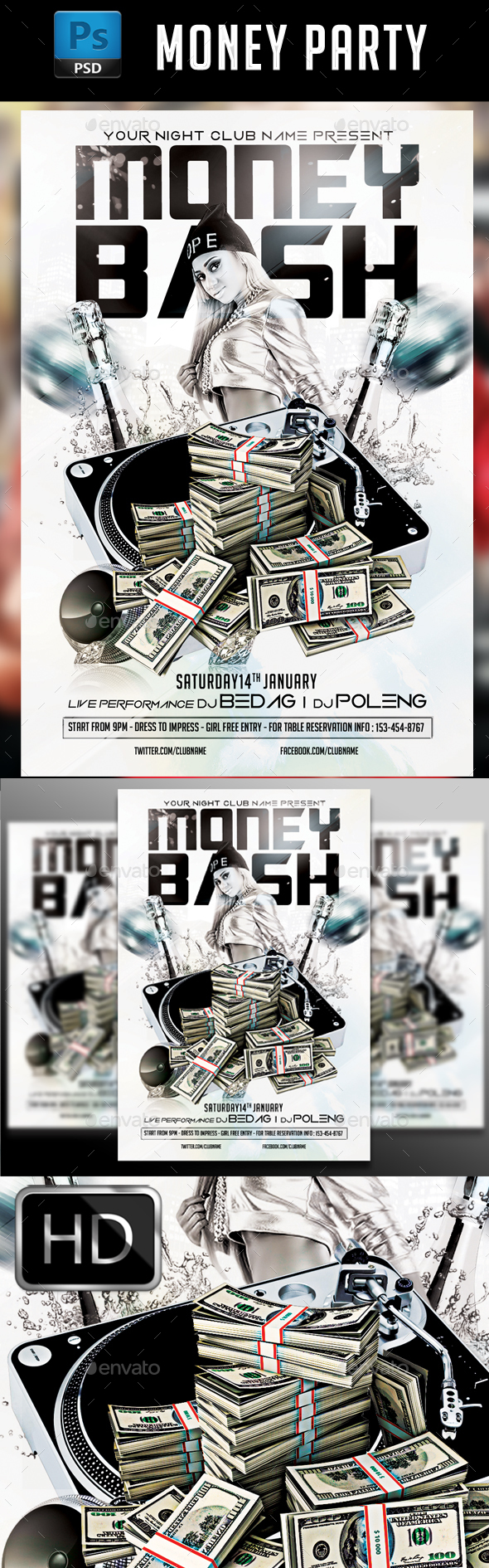 Money Party #3 - Clubs & Parties Events