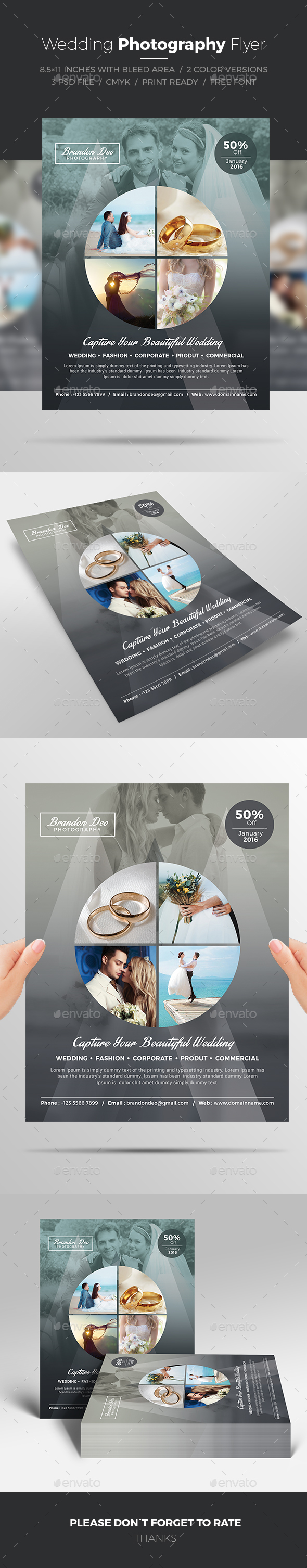 Wedding Photography Flyer - Commerce Flyers