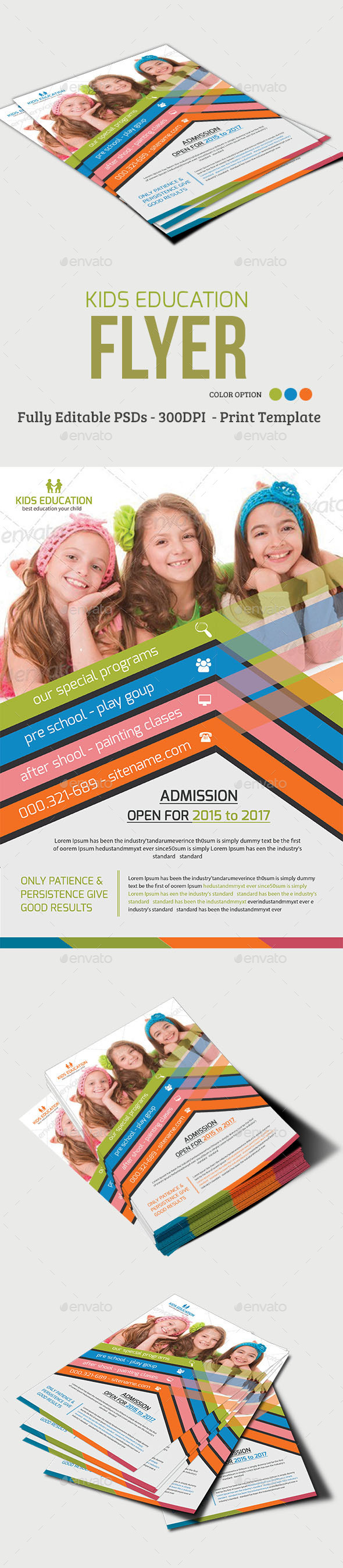 Kids Education Flyer - Flyers Print Templates