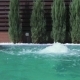 Swimming Pool With Water In Garden - VideoHive Item for Sale