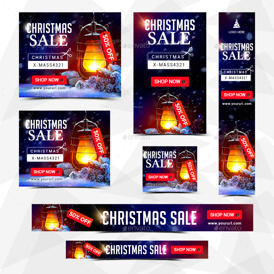 Christmas Sale Banners by Hyov | GraphicRiver