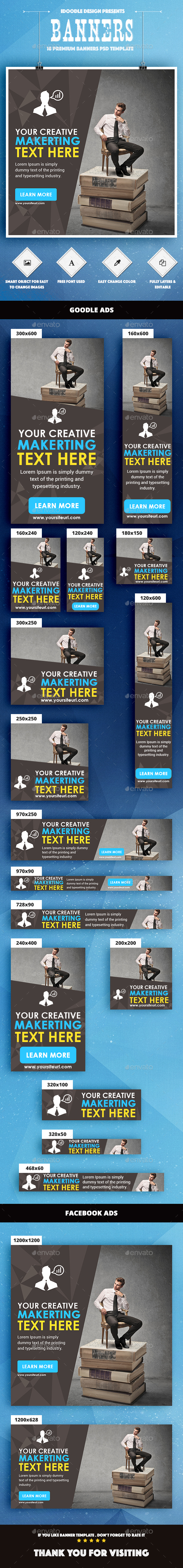 Multipurpose Banner Ad - Banners & Ads Web Elements