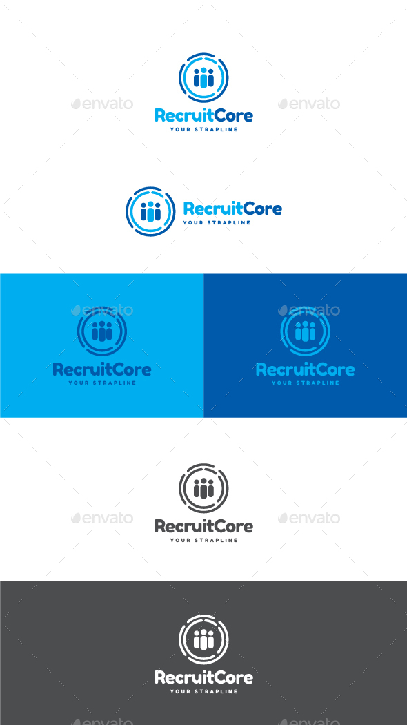 Recruit Core Logo - Humans Logo Templates