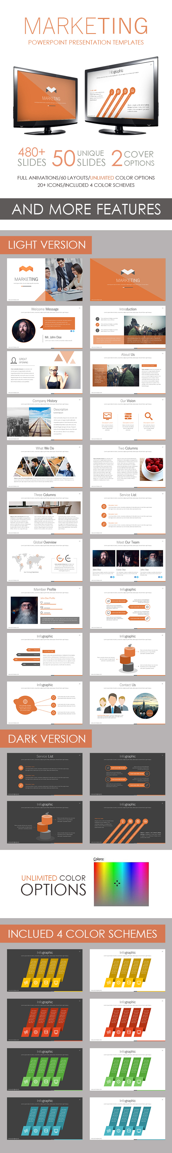 Marketing PowerPoint Template - Business PowerPoint Templates