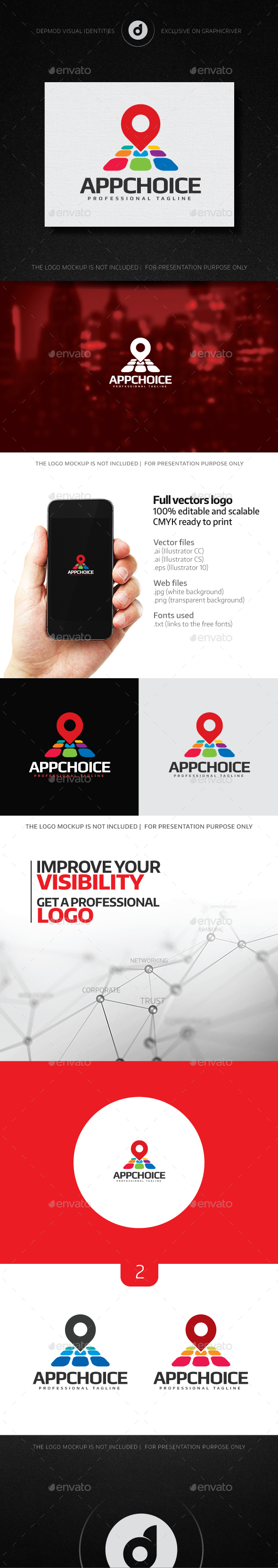 AppChoice Logo - Symbols Logo Templates