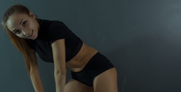 Woman Energetically Moves alt