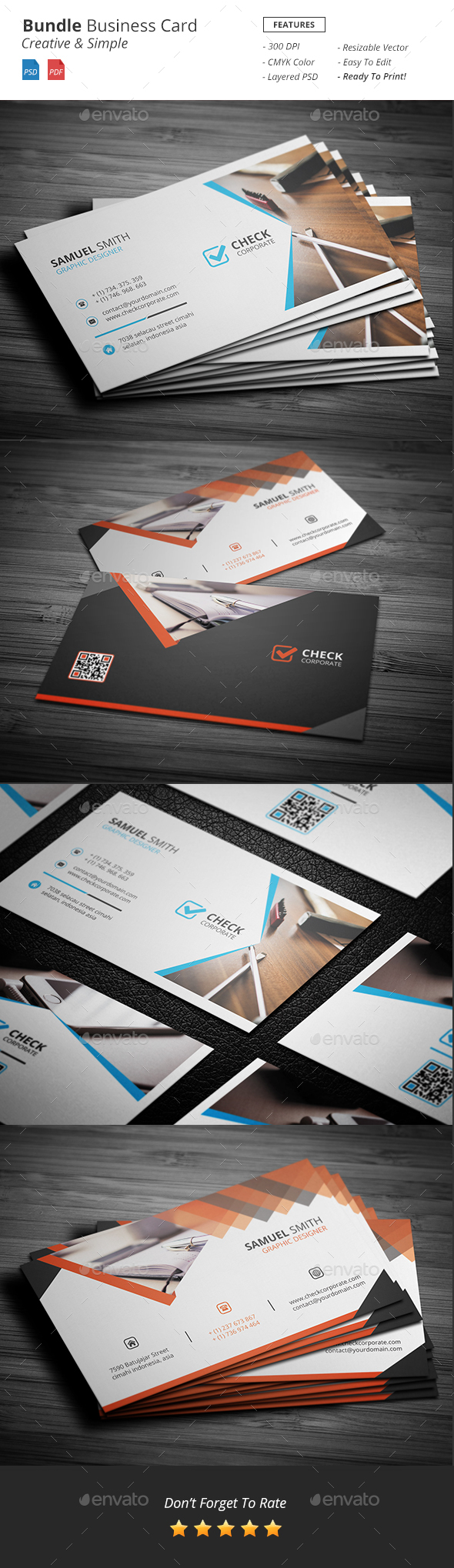 Bundle Business Card - Corporate Business Cards