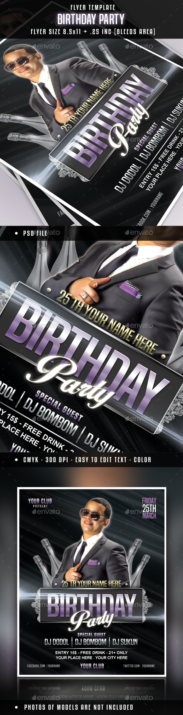Birthday Party Flyer - Clubs & Parties Events