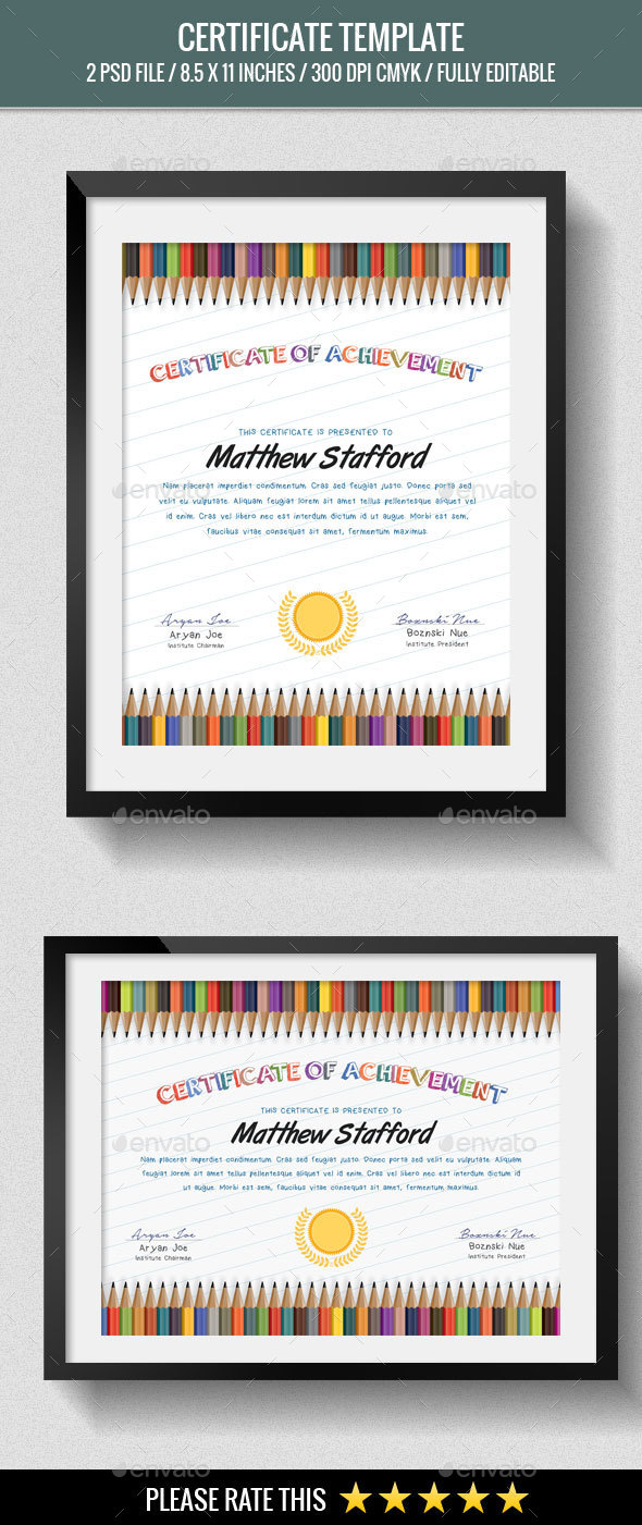 School Certificates - Certificates Stationery