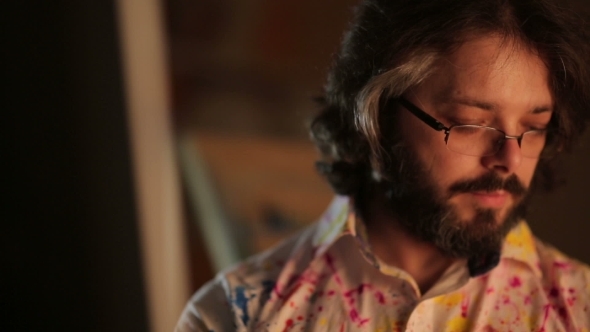 The Artist Paints a Picture