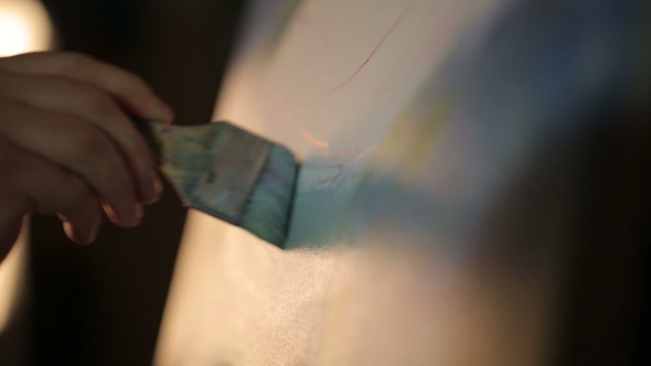 The Artist Paints a Picture