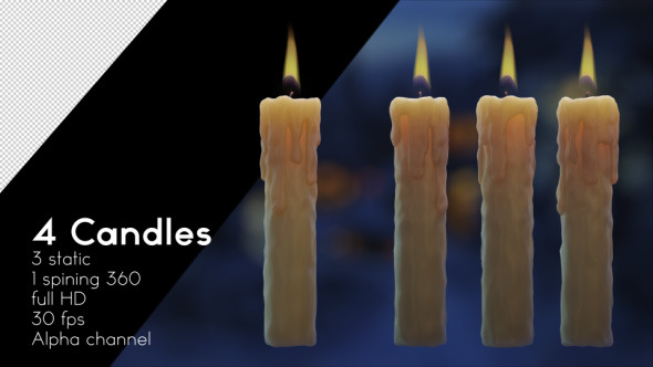 3D Candles
