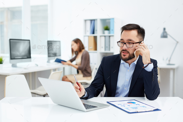 Working in office - Stock Photo - Images