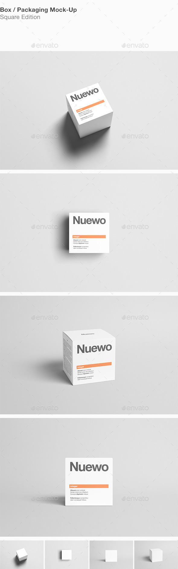 Download Box Packaging Mock Up Square By Zeisla Graphicriver Yellowimages Mockups