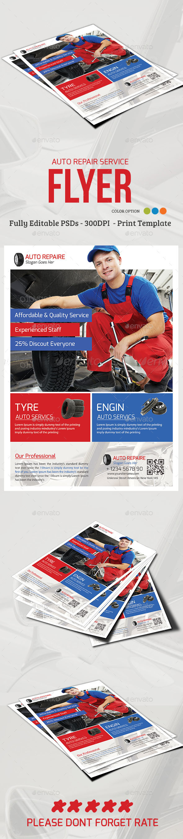 Auto Repair Service Flyer - Commerce Flyers