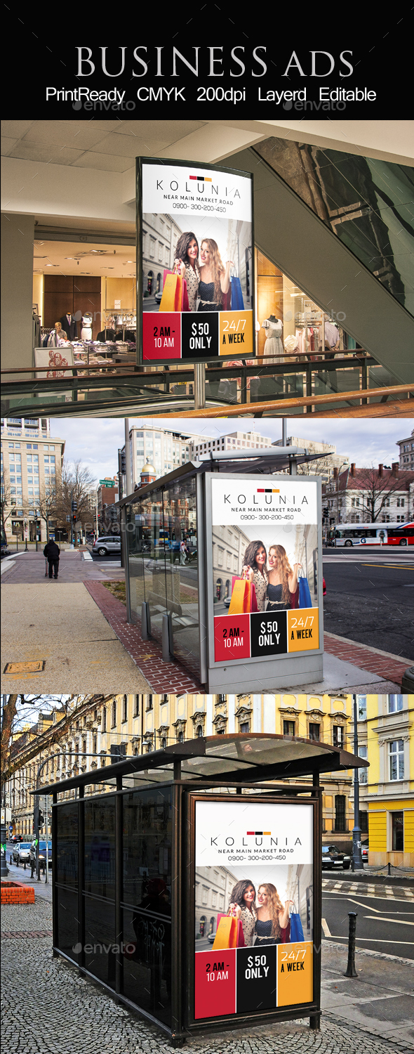 Big Sale Offer Outdoor Ad Template - Signage Print Templates