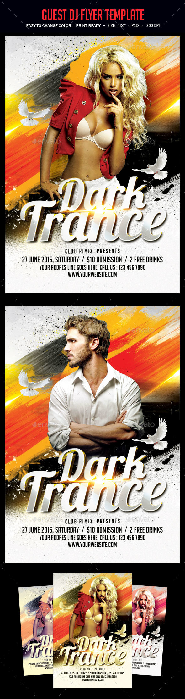 Guest Dj Flyer Template - Clubs & Parties Events